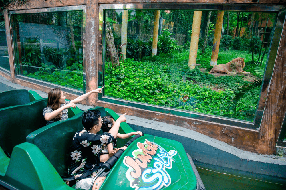 At Jungle Splash Safari, kids can learn about animal behavior, biodiversity, and conservation while enjoying the fresh air of Vietnam’s countryside (Source: Bao Son Paradise)